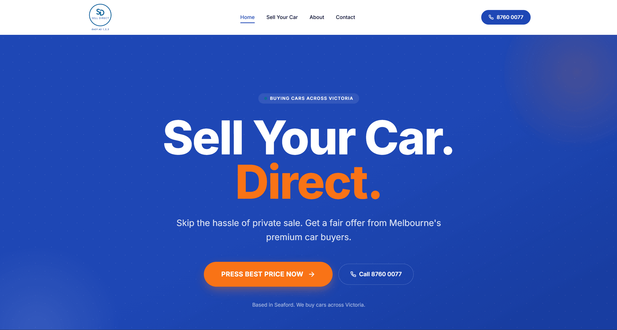 Sell Direct, a dealership website built by SCRM Media